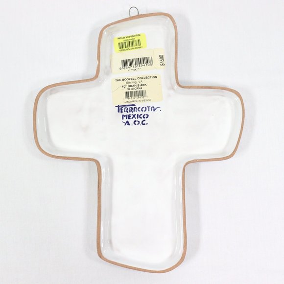Noah's Ark Nursery Cross Boozell Collection Baby Terracota Mexico Hand Painted - Picture 5 of 11